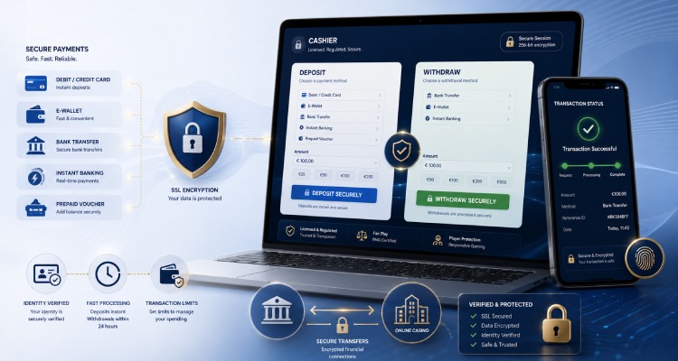 Deposits and Withdrawals - Real Money Casinos