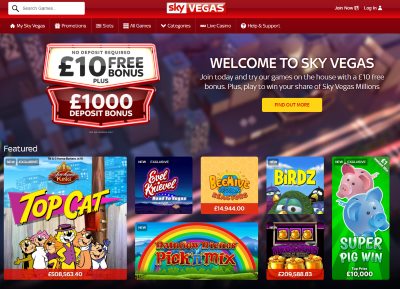 how to bet with the free bonus of sky vegas casino review